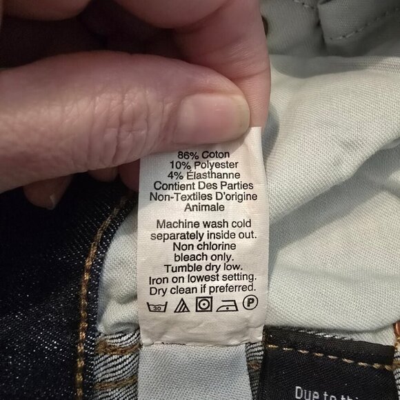 Madewell 9" High Riser Skinny Skinny in Polly Wash Sz 25 - Picture 11 of 11